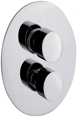 Concealed thermostatic shower valve