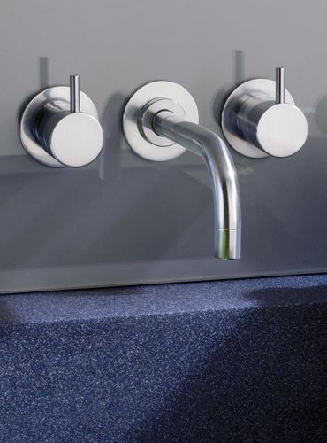 Vola 1511 two handle wall mounted build-in mixer